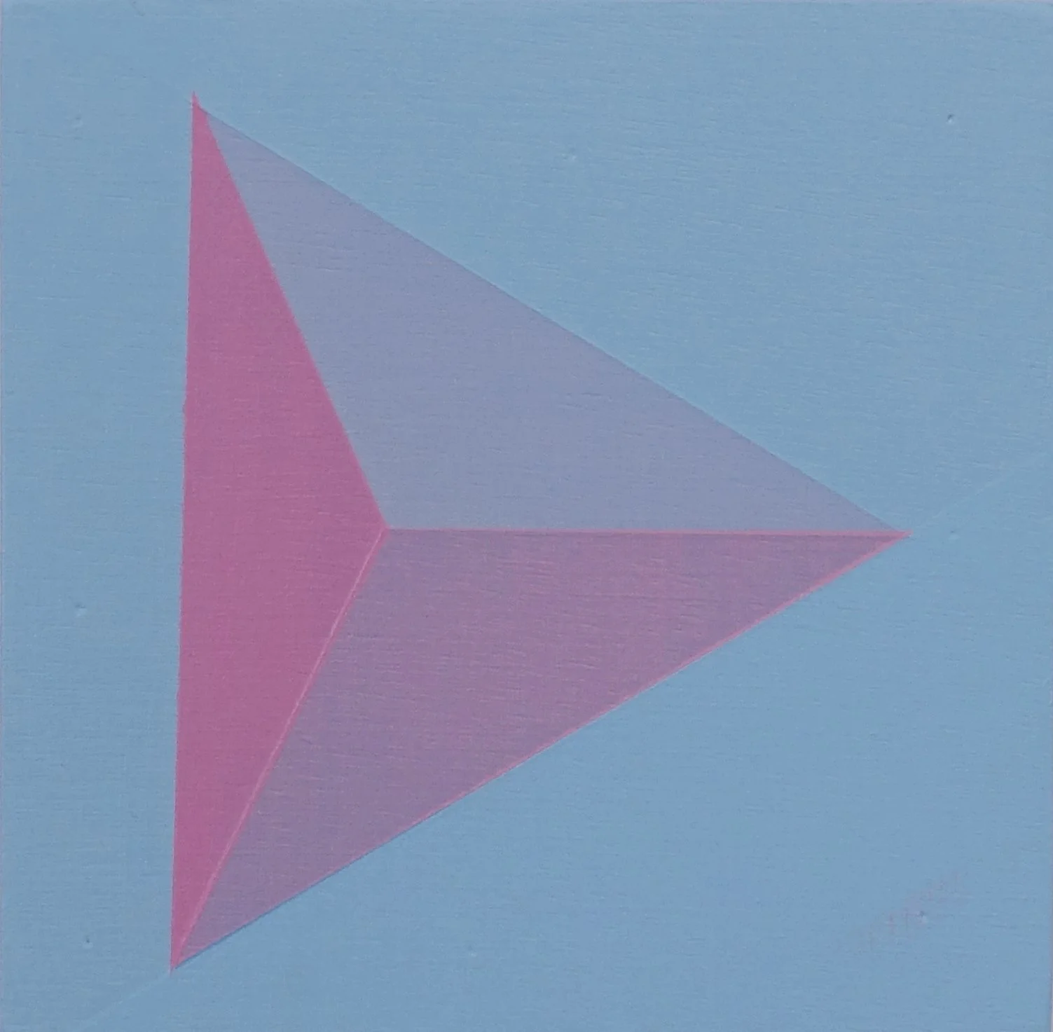 PS93, 2025, acrylic on wood board, 4"x 4"