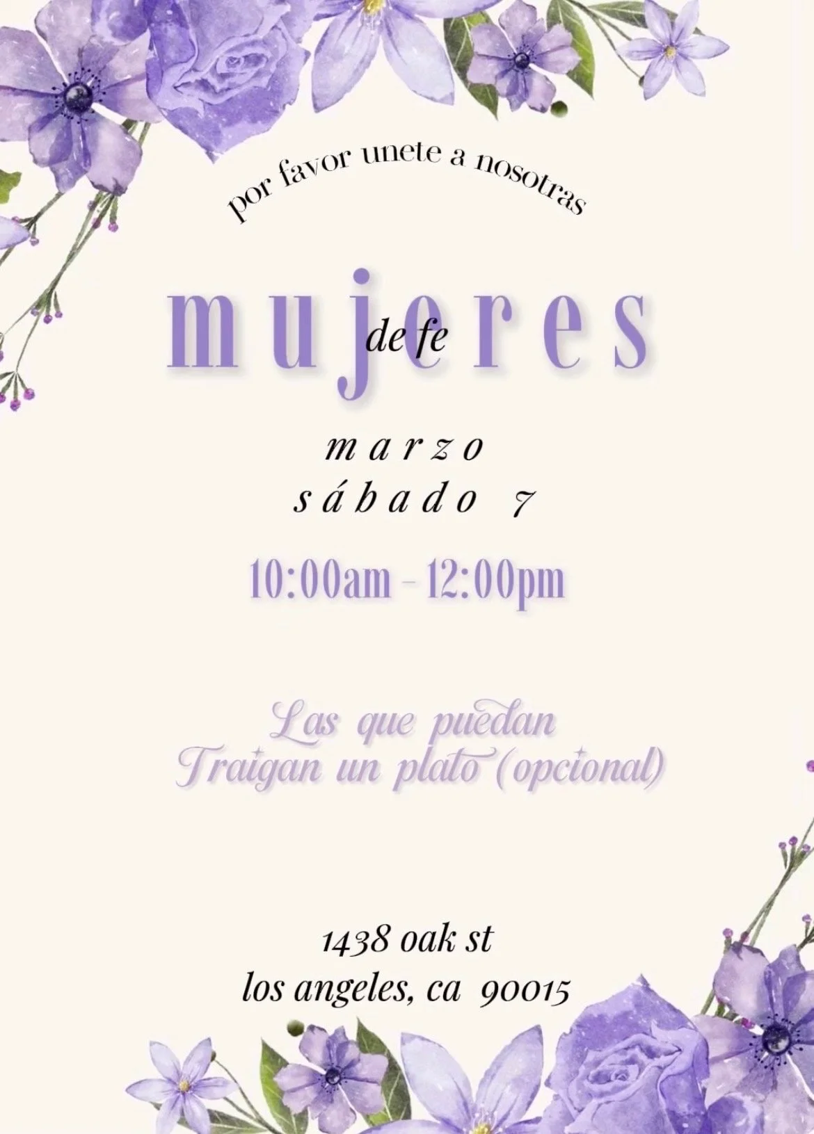 Mujeres de Fe