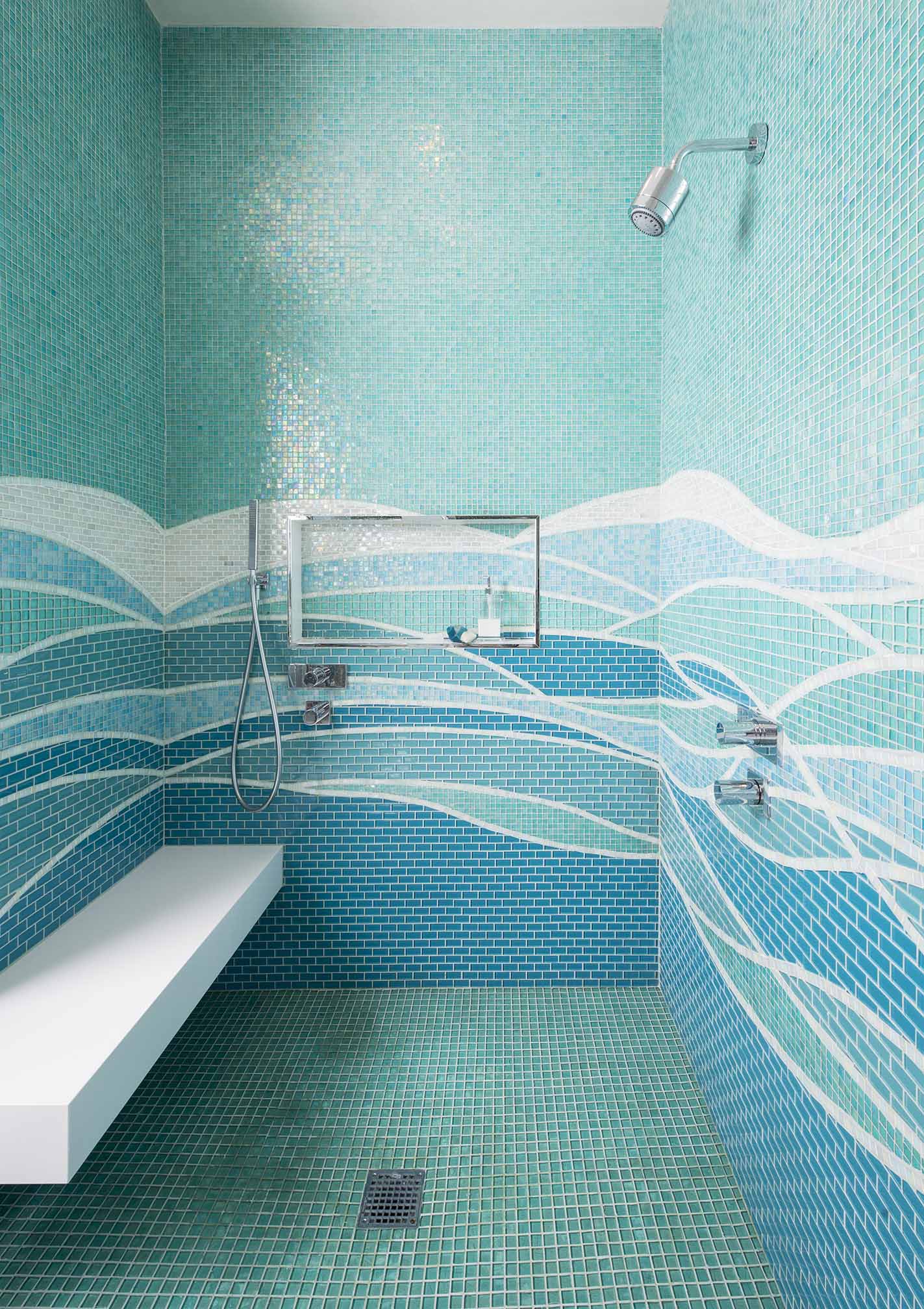 Custom Mosaic Shower Design