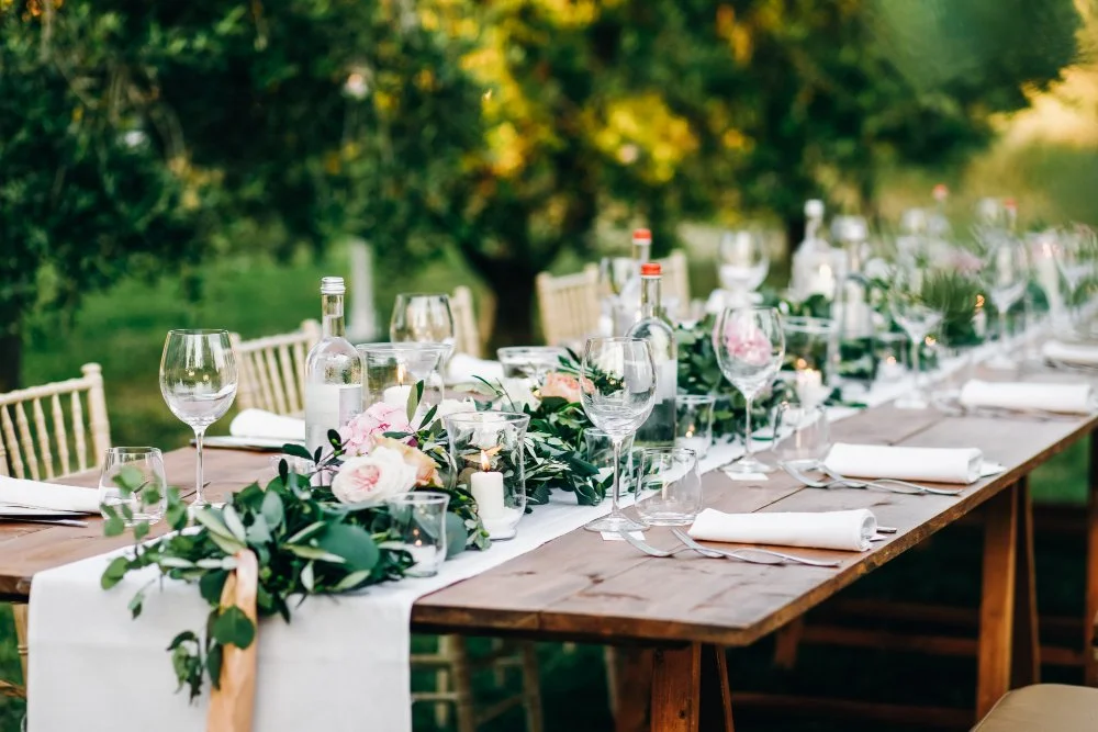 panza piena table set up
