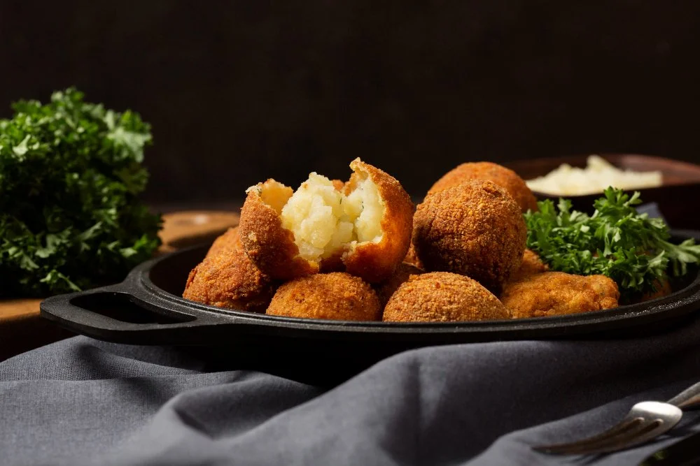mushroom arancini balls