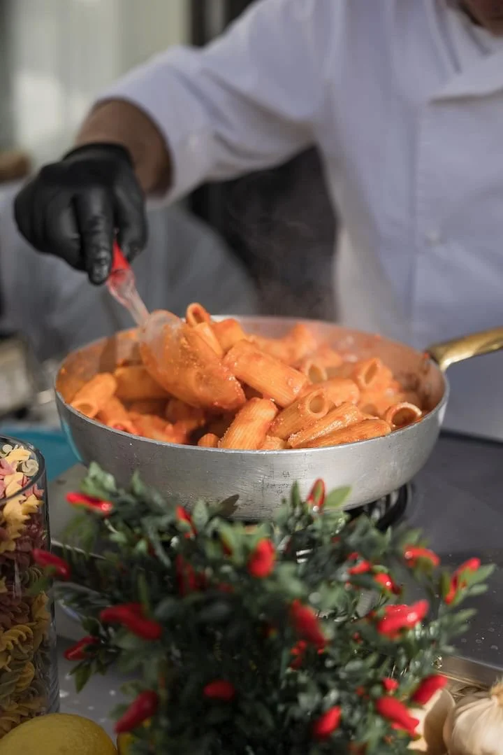 Live pasta catering in Melbourne