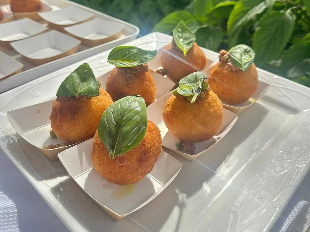 mushroom arancini balls