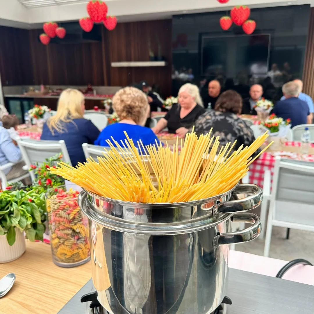 cooking spaghetti
