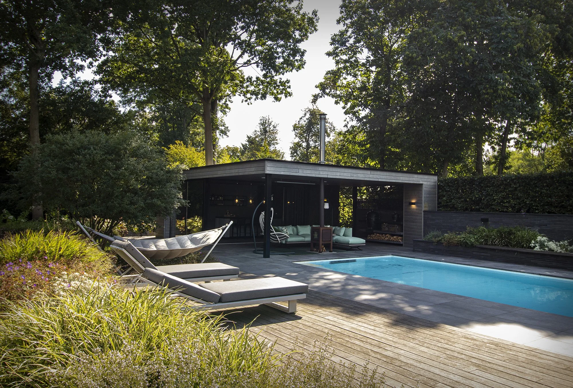 Poolhouse en kantoor - Eikendreef — Studio Entr | Interieurontwerp ...