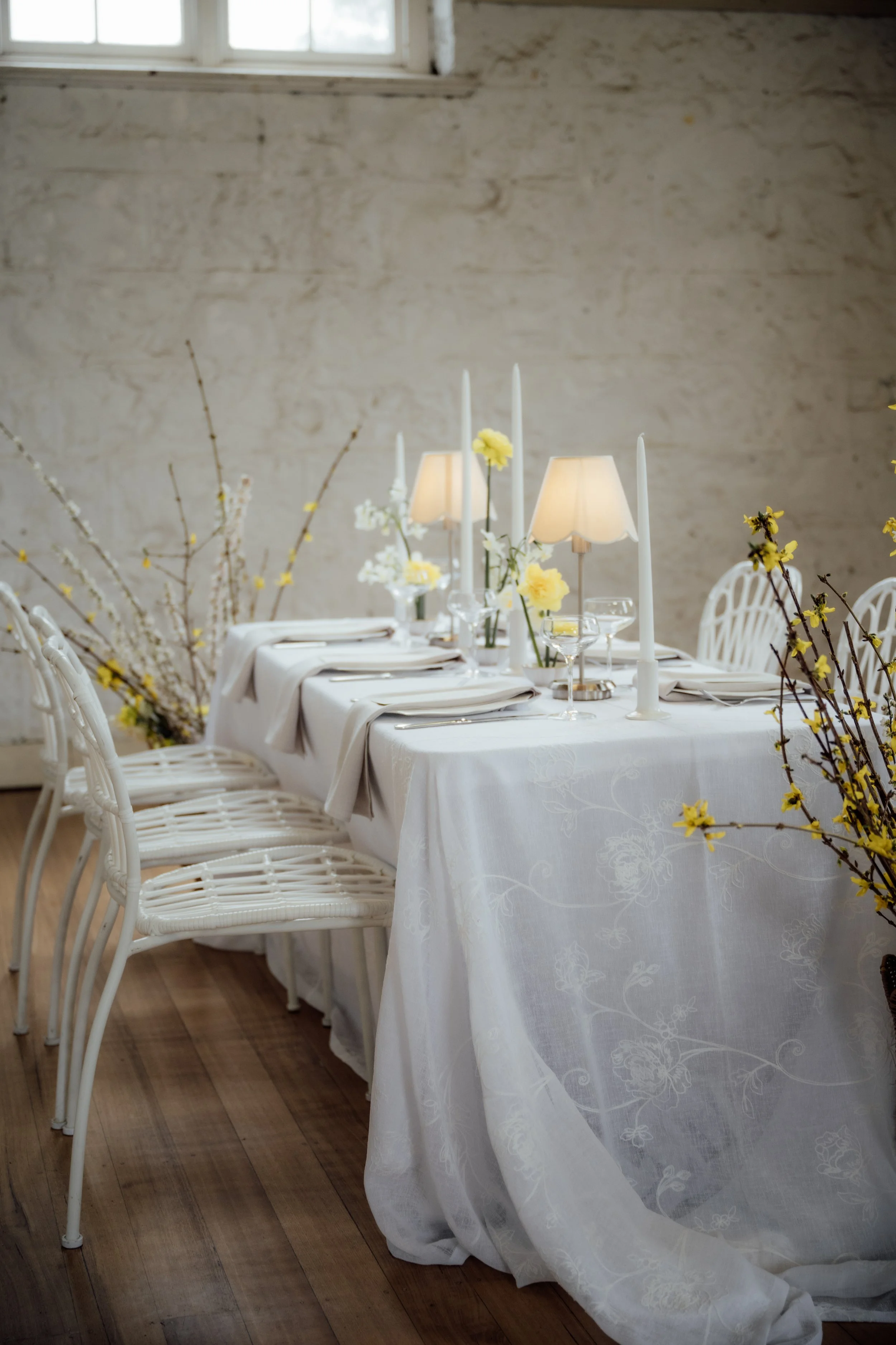 spring table scape