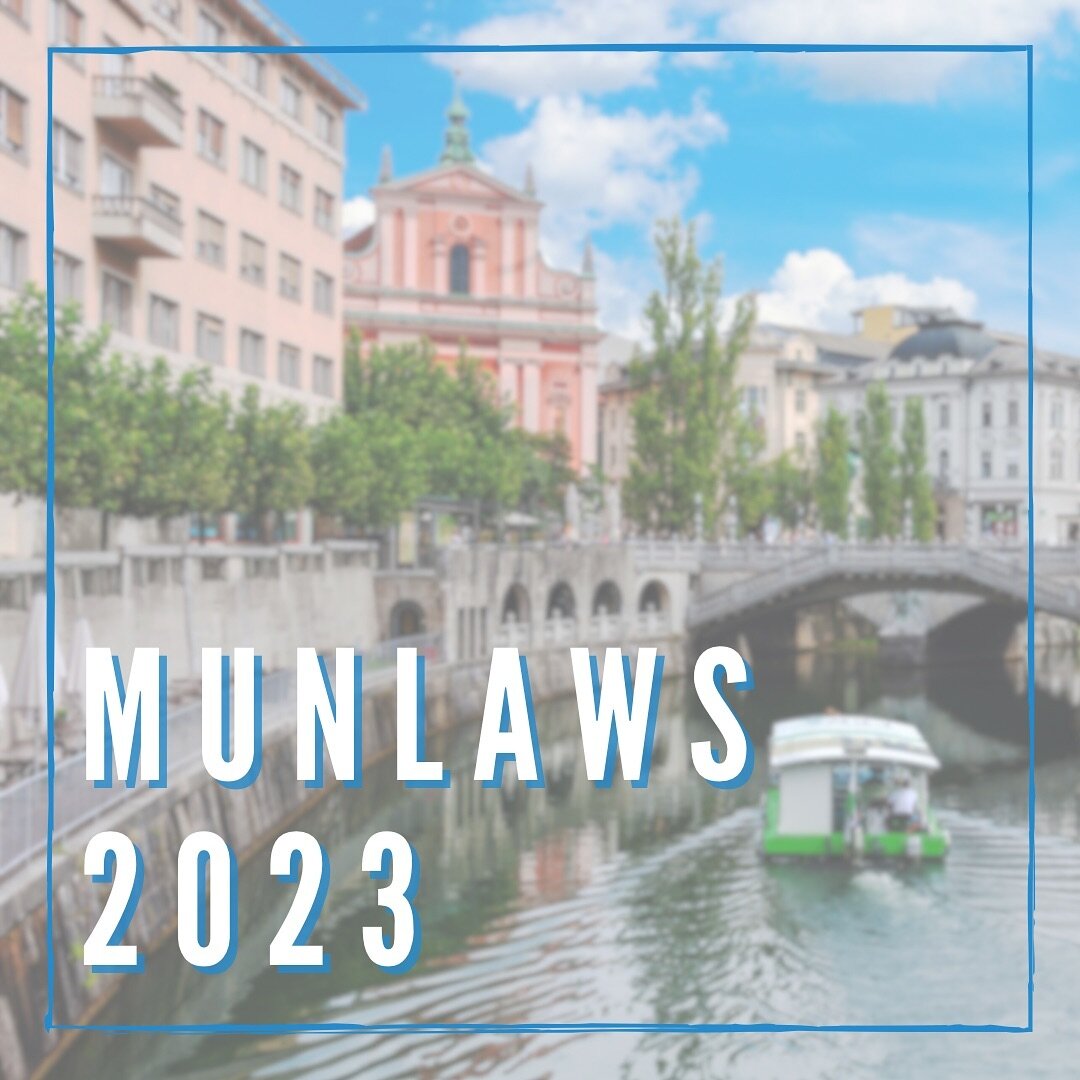 - MUNLawS 2023 - 

Dear delegates, 

The second conference we are attending this semester will be MUNLawS 2023! From the 1st to the 3rd of December 11 delegates from the MUN Team UZH will be debating in the beautiful city of Ljubljana. This is also t