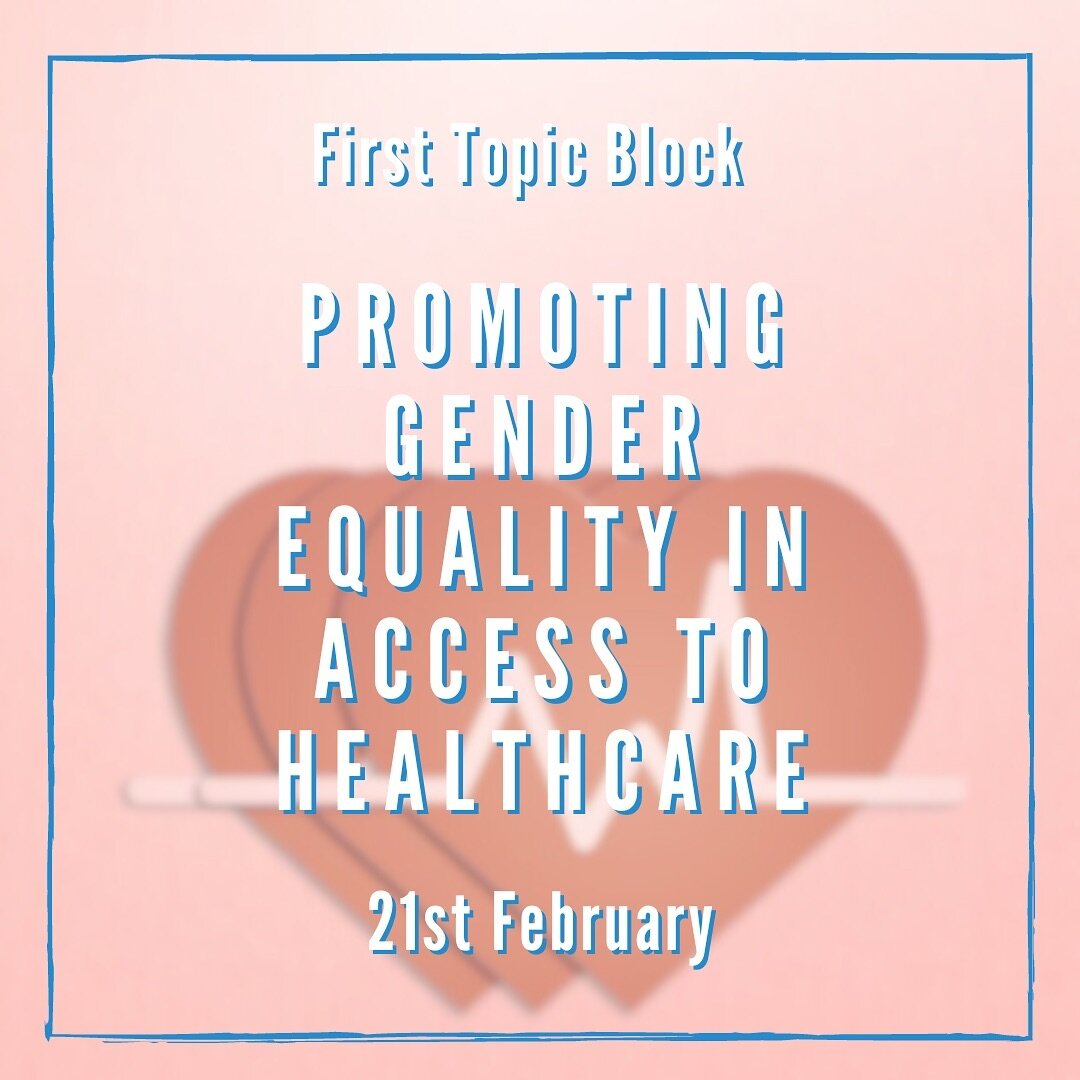 We are excited to announce the first topic block of the spring semester &ldquo;Promoting Gender Equality in Access to Healthcare&rdquo;!

The first session will be held on 21st Fenruary at 19:00 in KO2-F-175.

If you wish to participate, please sign 