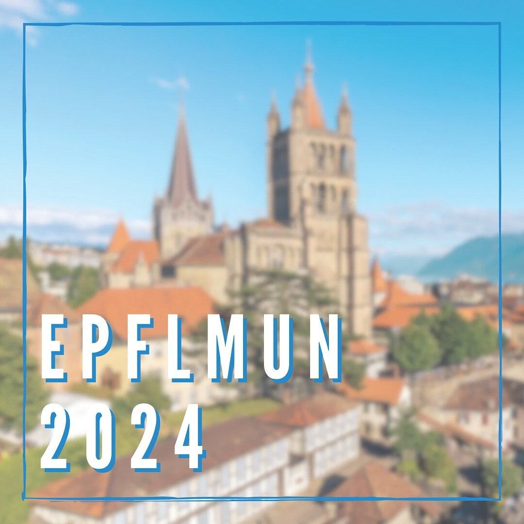 - EPFLMUN 2024 -

Dear delegates,

For our second conference this semester we will be attending @epflmun2024 ! From 8 to 10 March a delegation from the MUN Team UZH will be debating in the beautiful city of Lausanne. We are looking forward to an amaz