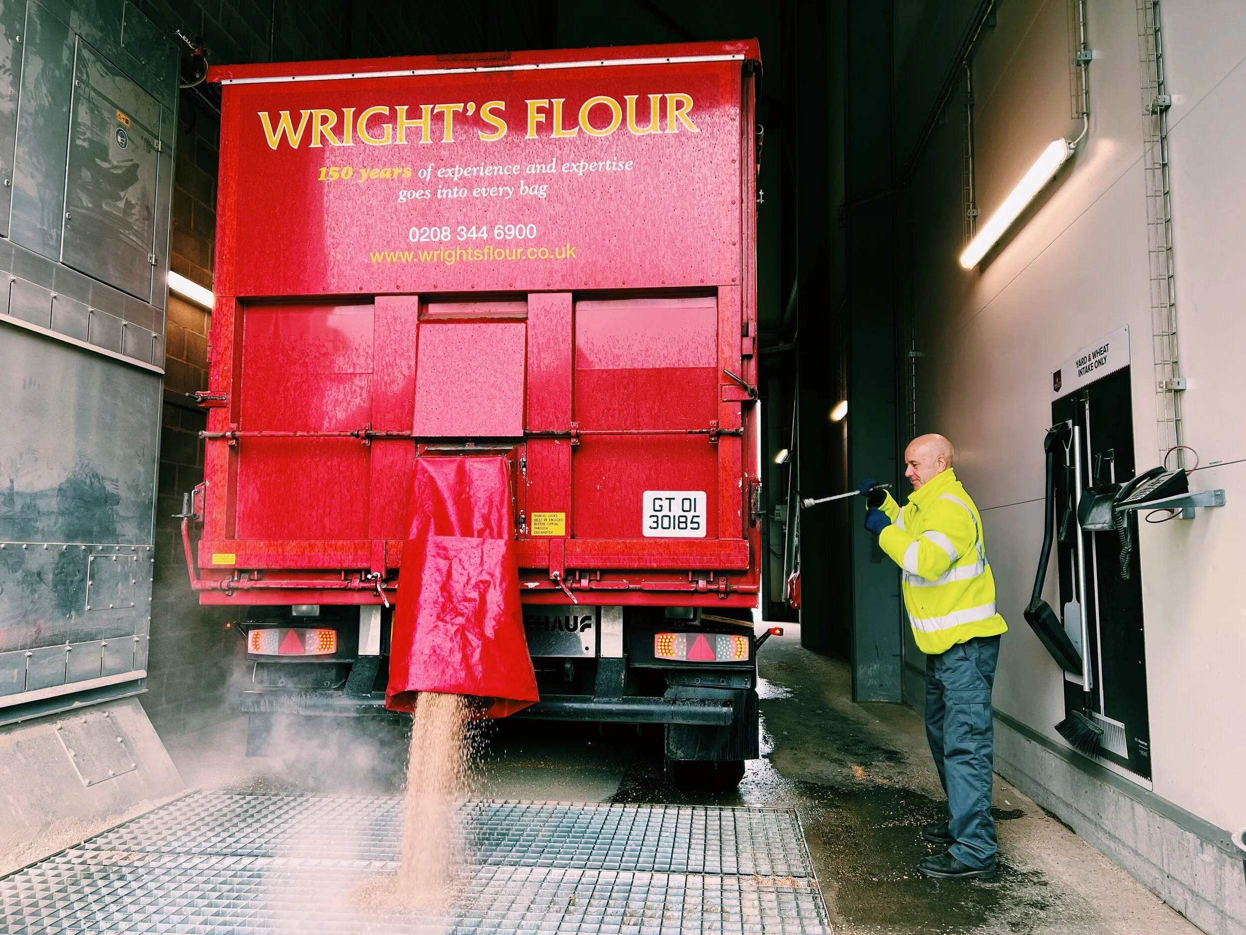 Wright's Flour Mill, Wheat Intake, Harlow