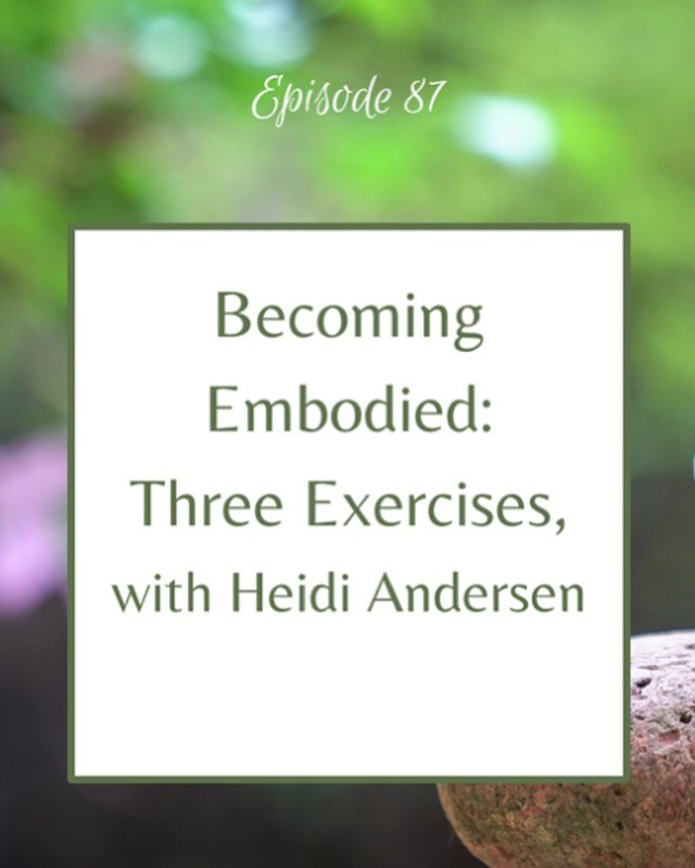 Dr. Kim Daniels @kimdanielspsyd and I had so much fun chatting about embodiment we had another conversation! Thanks for inviting me on your podcast a second time @kimdanielspsyd 💖 

Check out Kim&lsquo;s amazing podcast about food and body through t