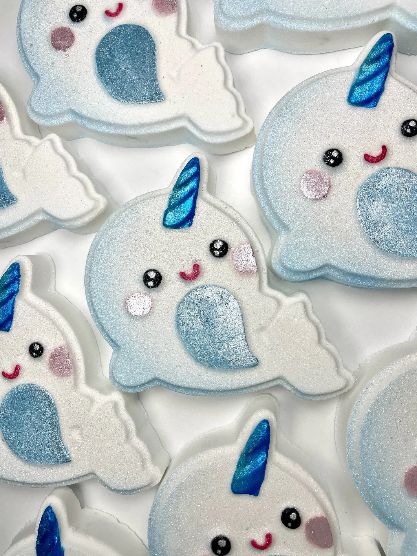 🛁✨ Make Bath Time Magical with Our Narwhal Bath Bomb! 🐋🌈

Say hello to the cutest little splash of bath-time joy&hellip; our Narwhal Bath Bomb! Handcrafted to bring smiles, sparkle, and soothing skin-loving goodness, this adorable sea friend turns