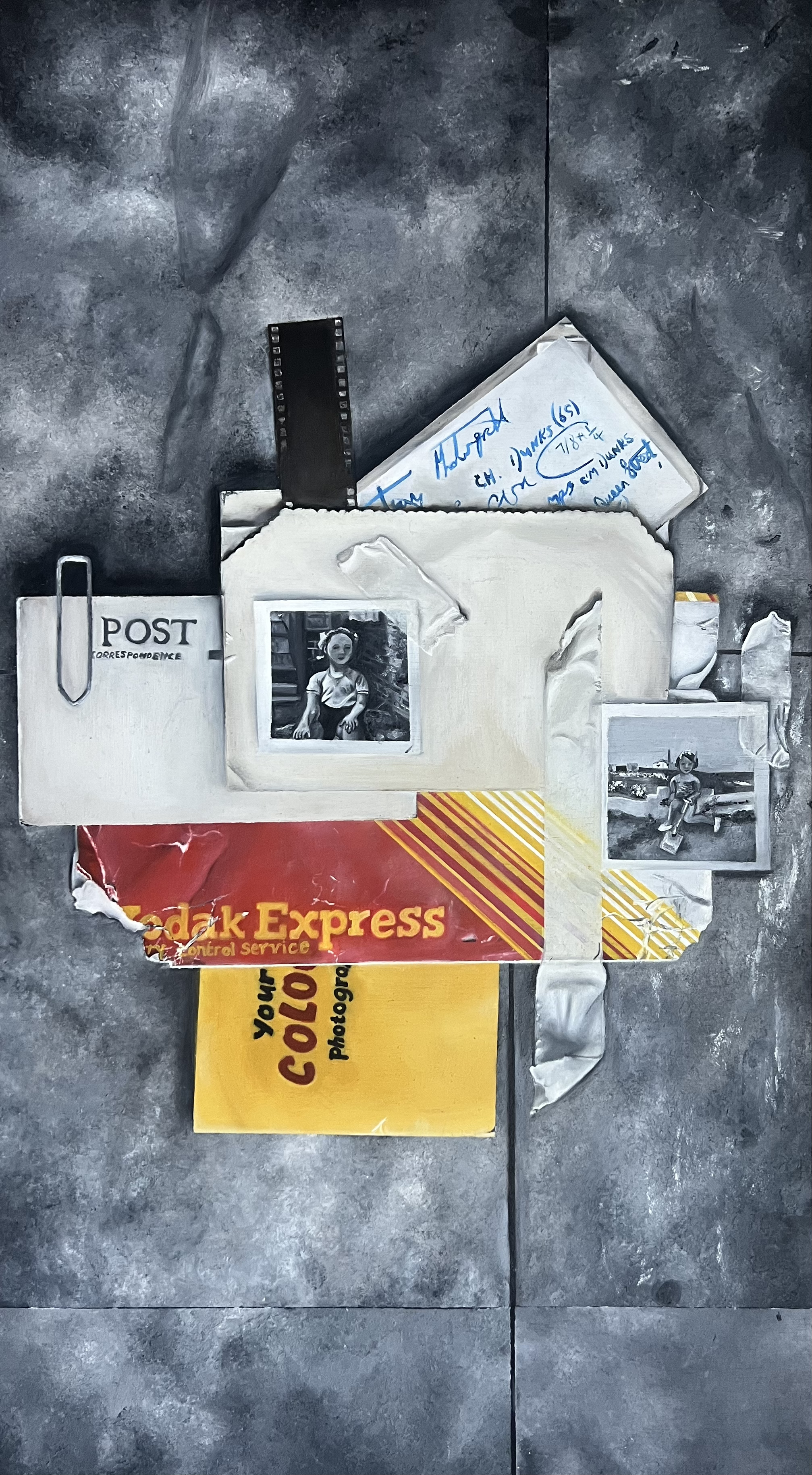 'Grandma's Memories' - 40x70cm, oil on panel
