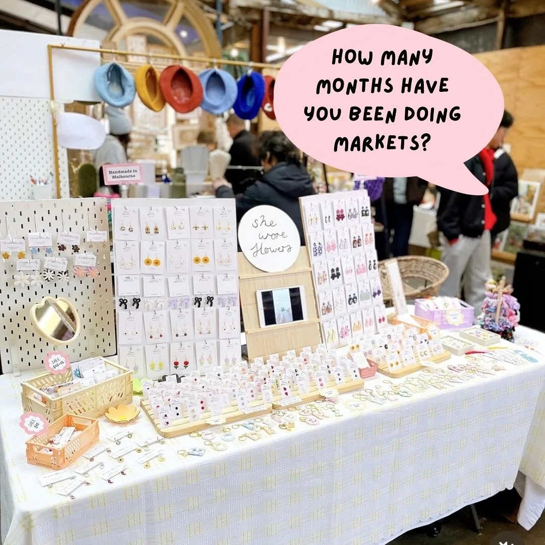 I&rsquo;m currently working on a whole new market stall setup! I&rsquo;m in the sketch and brainstorming phase right now, and I&rsquo;m excited for something fresh and new 💖

So I took a little trip down memory lane to all my past market setups 🥰 w