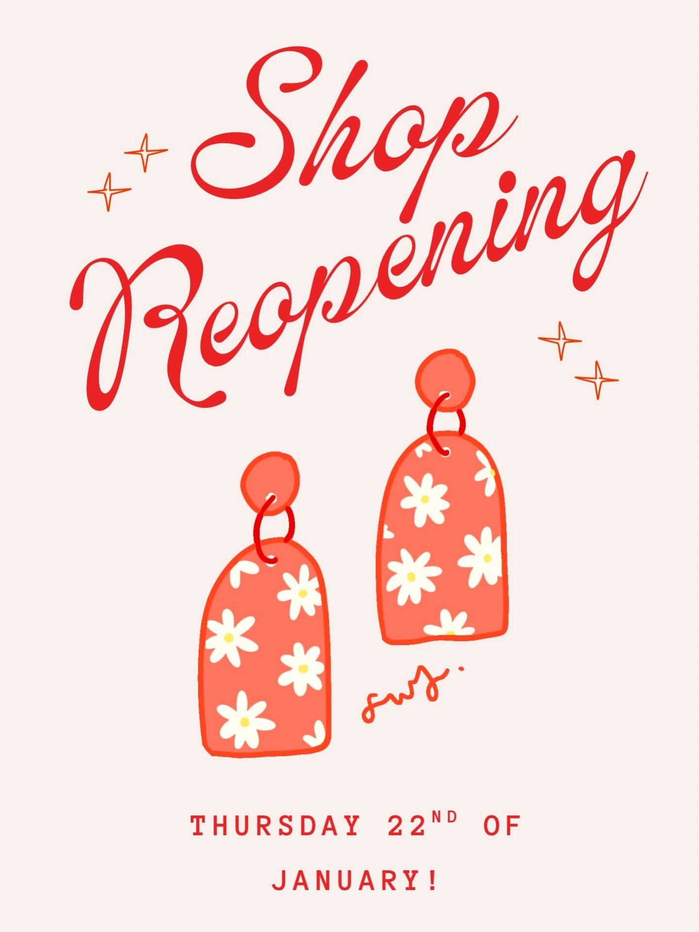You&rsquo;ve been asking&hellip;. So I&rsquo;ve finally set a date!

The shop is reopening Thursday 22nd Jan 🌼

I&rsquo;ve been quietly restocking, refreshing, and making lots of new pieces behind the scenes, and I&rsquo;m so excited to open the doo
