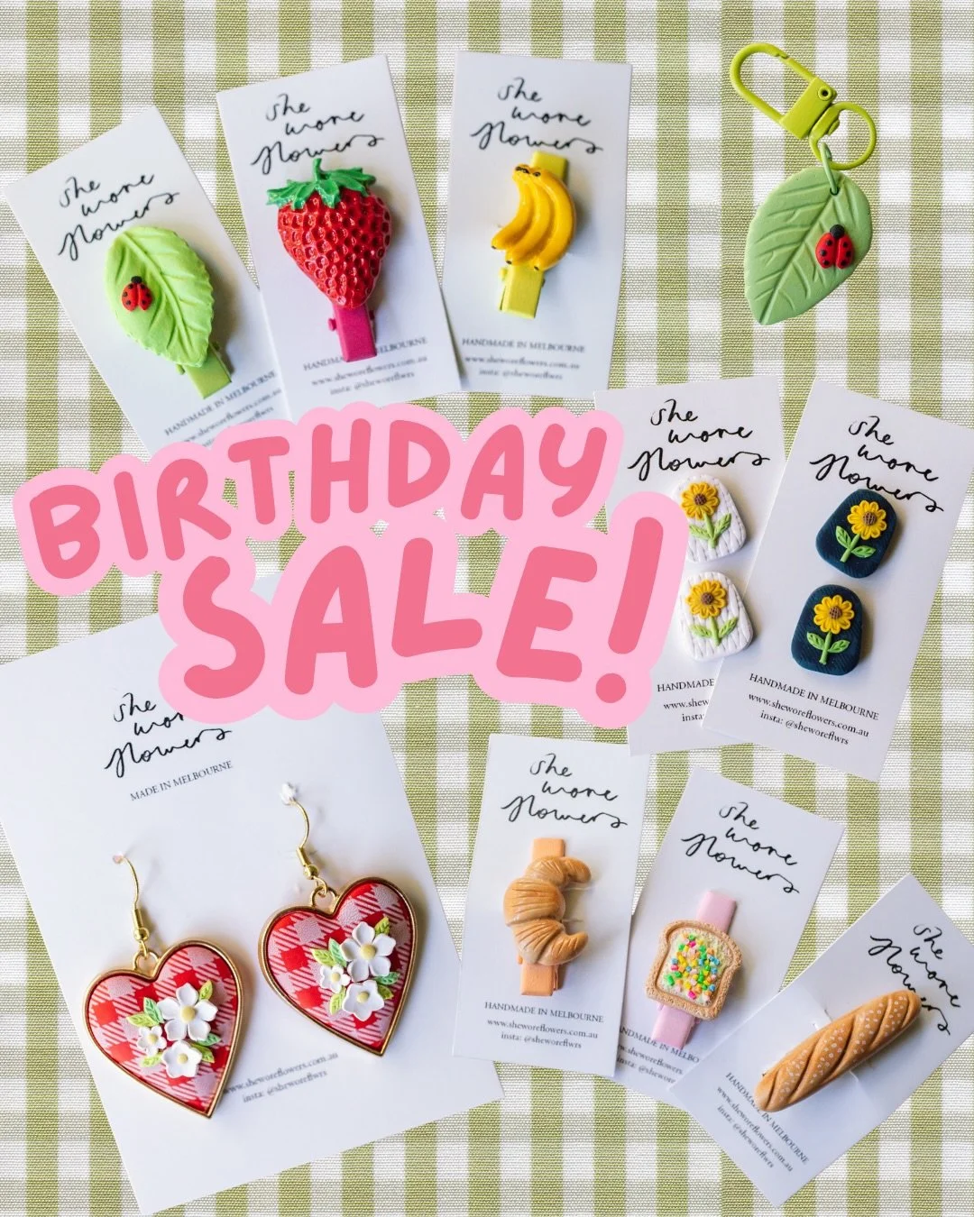 IT&rsquo;S MY BIRTHDAY! And the birthday sale &amp; restock is now open!! 25% off storewide for 48 hours 🎉 there are so many new gems and goodies!!! 👌🏻

Thank you all so so much for your patience while I got these new gems up on the website 🥰 so 