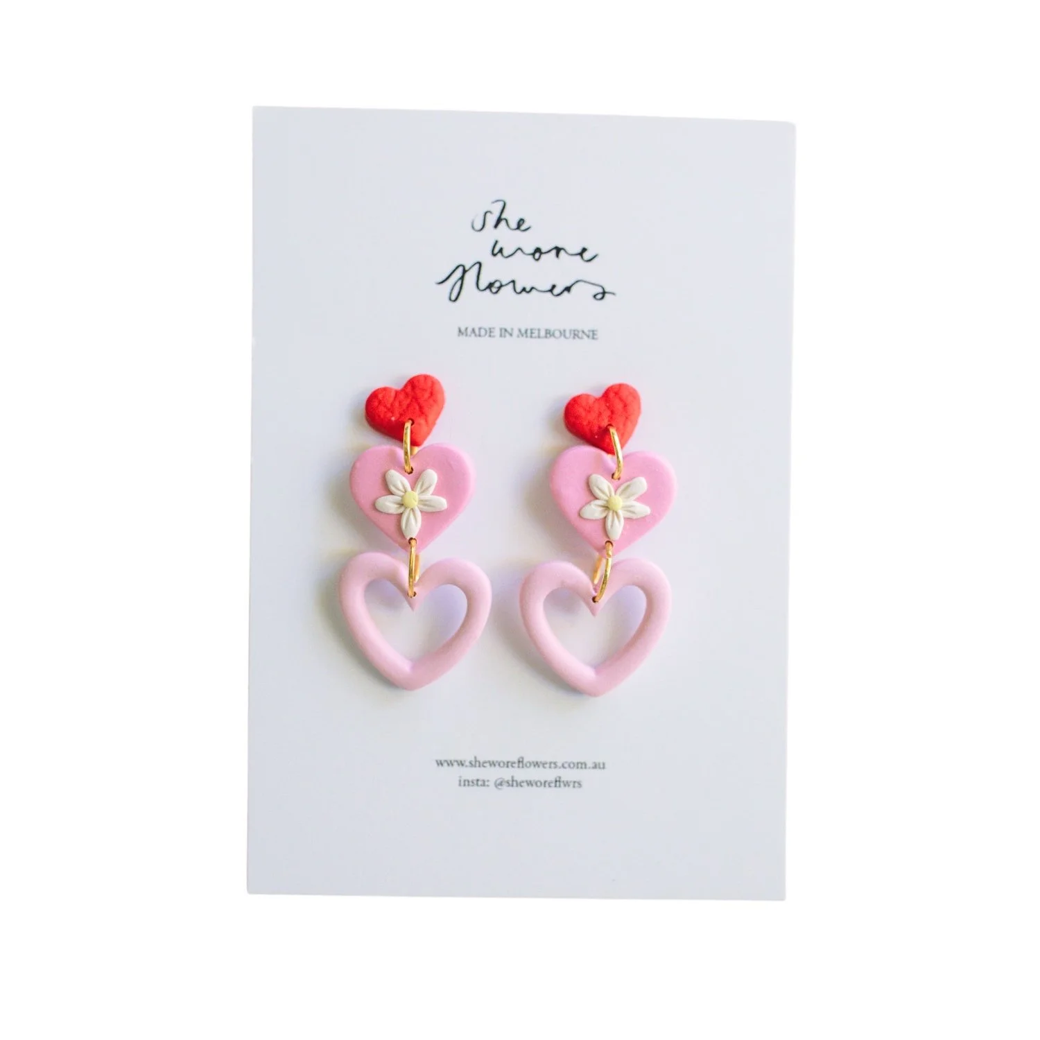 Trio Heart Dangles - Valentines Limited Edition