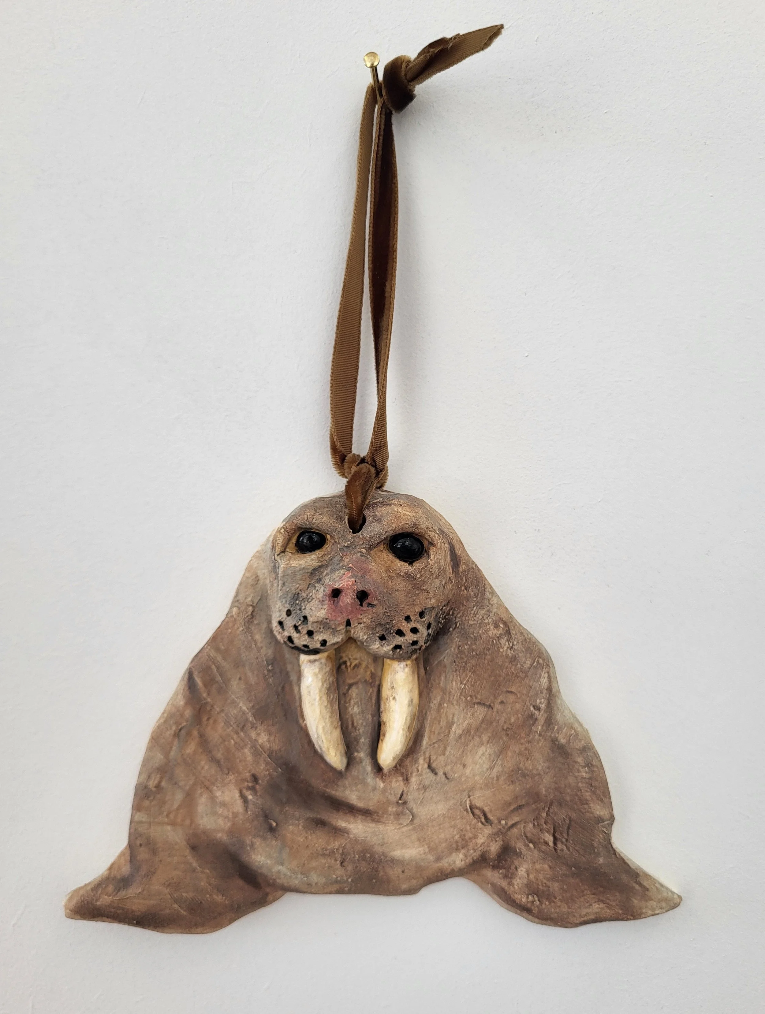 Resting Walrus hanging charm