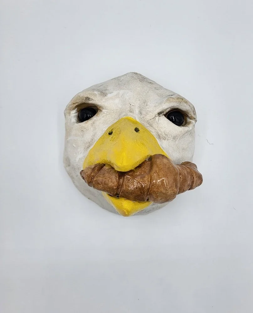 Gerry and his croissant