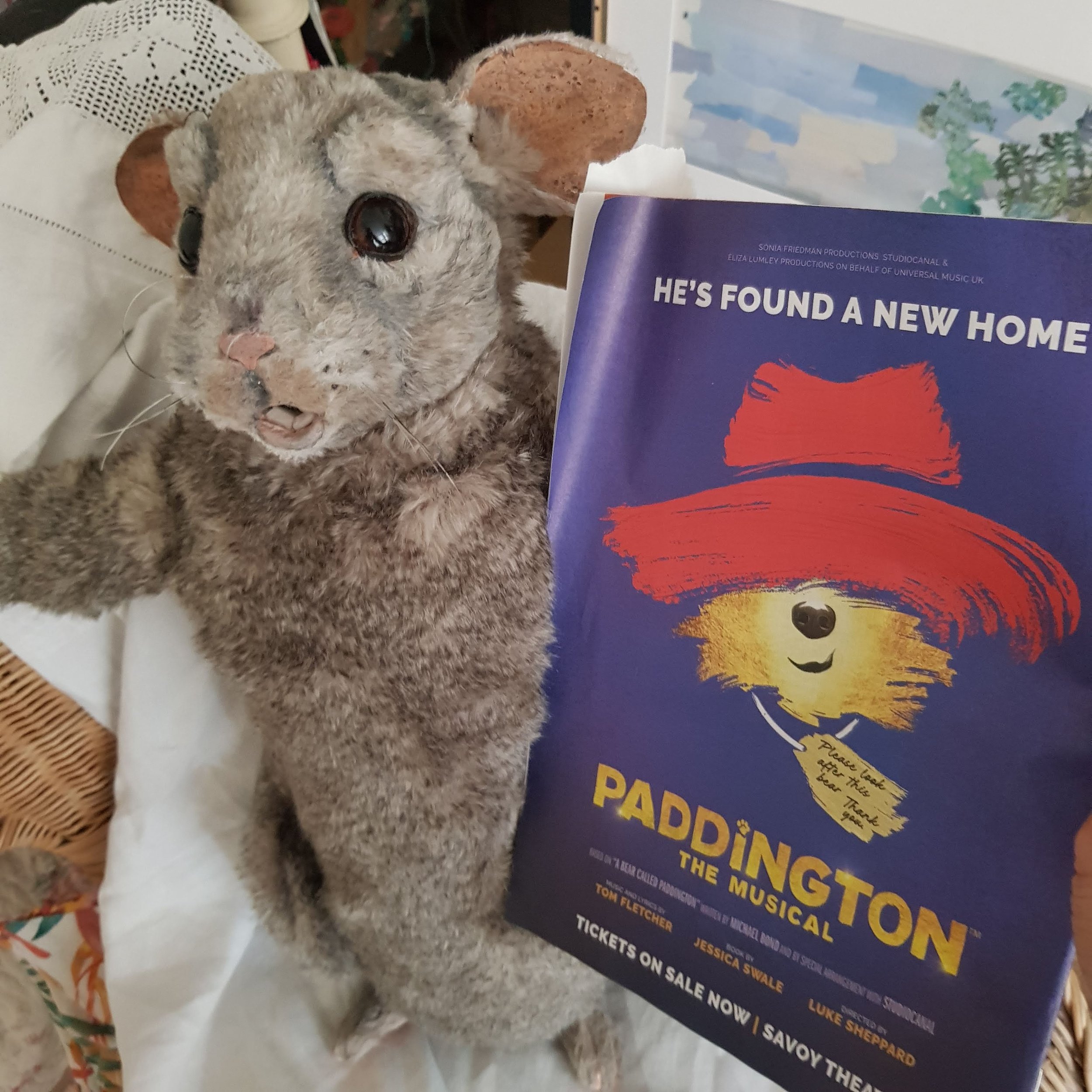 Paddington The Musical 
Faux Taxidermy Chinchilla 