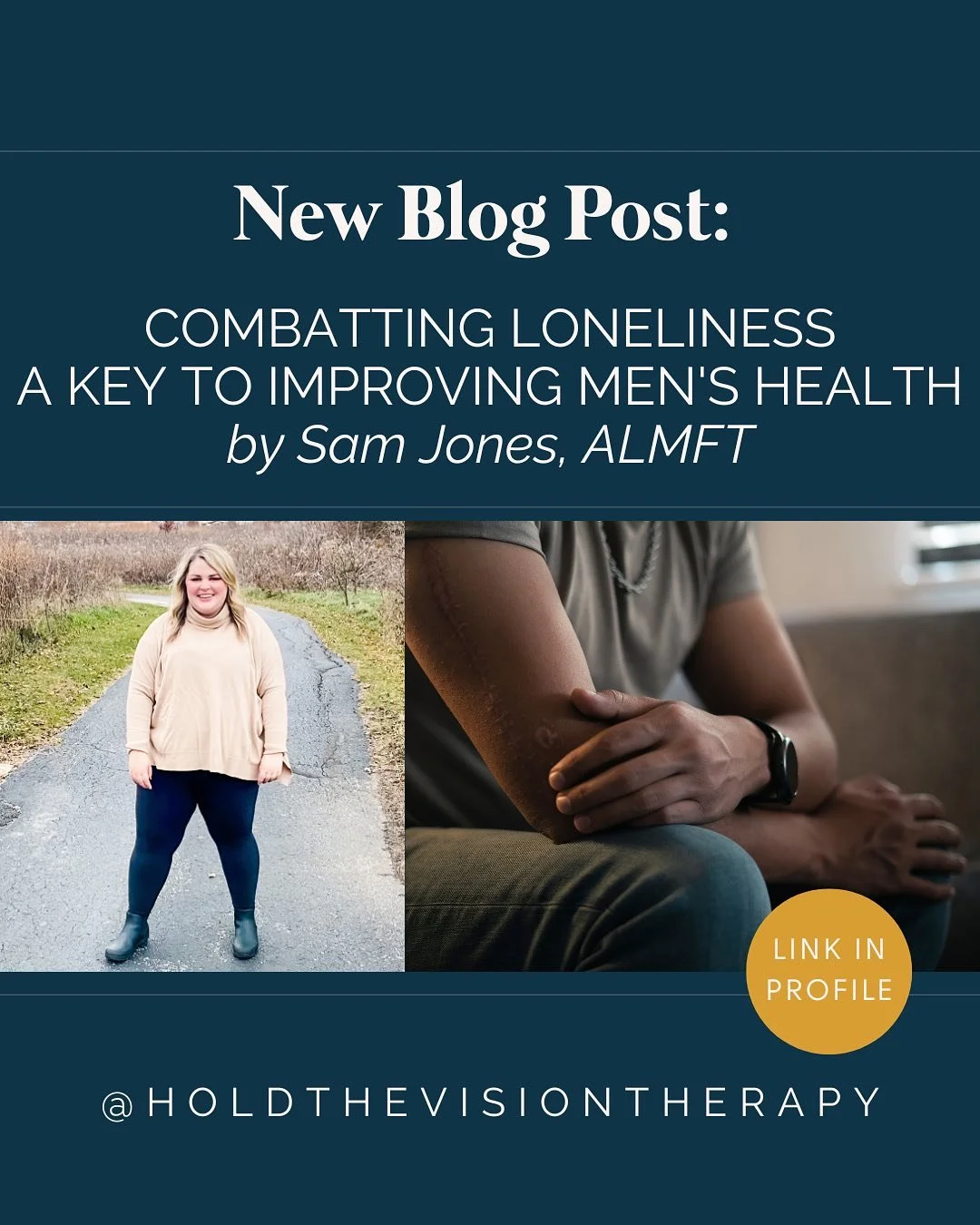 New on our blog!

It&rsquo;s Men&rsquo;s Mental Health Month and the stigma still runs strong. Sam shares how Combatting Loneliness is the key to strengthening mental health for men. 

&ldquo;We can encourage men to prioritize their health and well-b