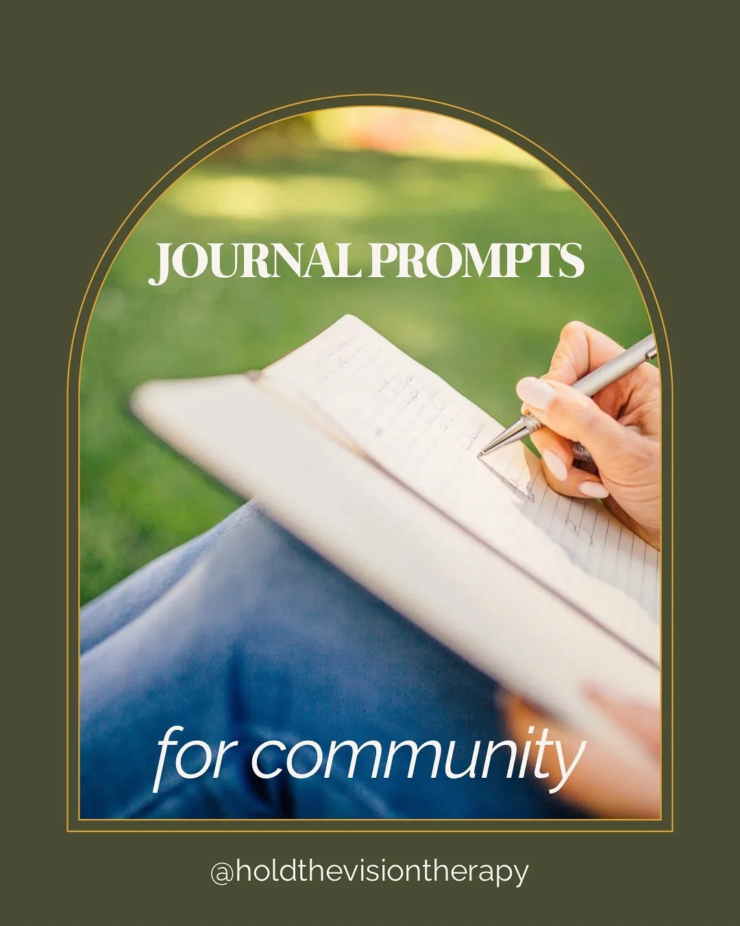 Journaling prompts for a gloomy fall evening 

Reflect on Your Roles: What roles do you currently hold in your communities (family, neighborhood, professional, etc.)? How do you contribute to these communities in ways that support others&rsquo; well-