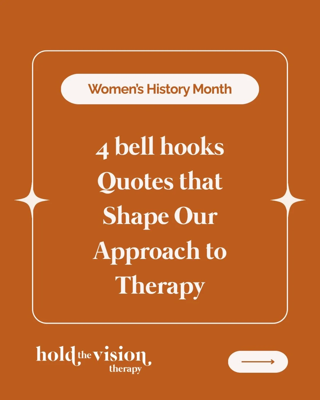 &ldquo;Imperialist white-supremacist capitalist patriarchy&rdquo; is a phrase you might often hear in sessions at HTV, which is one of many important frameworks from bell hooks that informs our approach to therapy.

🌿 hooks reminds us that oppressiv