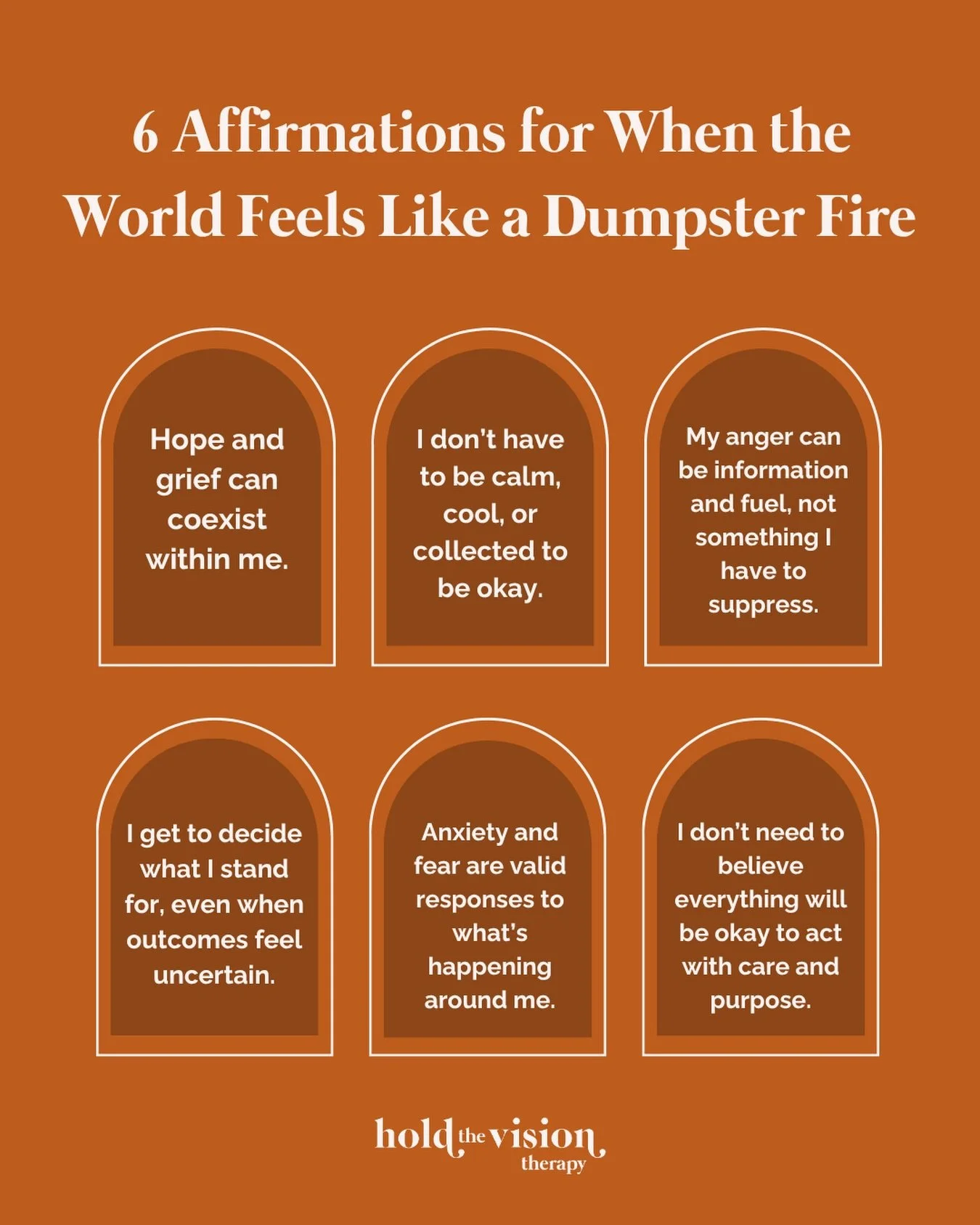 Now is not the time to stay cool, calm, and collected. 

🌱 We need to lean into the anger, rage, anxiety, sadness, and grief that we are all feeling.

🌿Feeling your emotions doesn&rsquo;t mean they won&rsquo;t overwhelm you, but once we navigate th