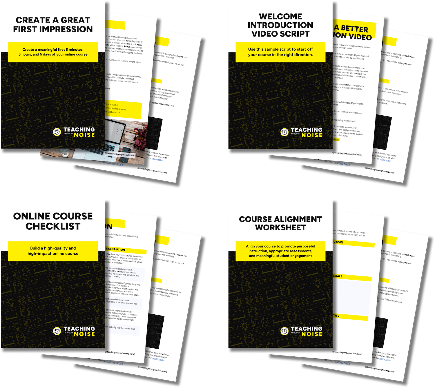 Teaching Through Noise Online Course Checklist