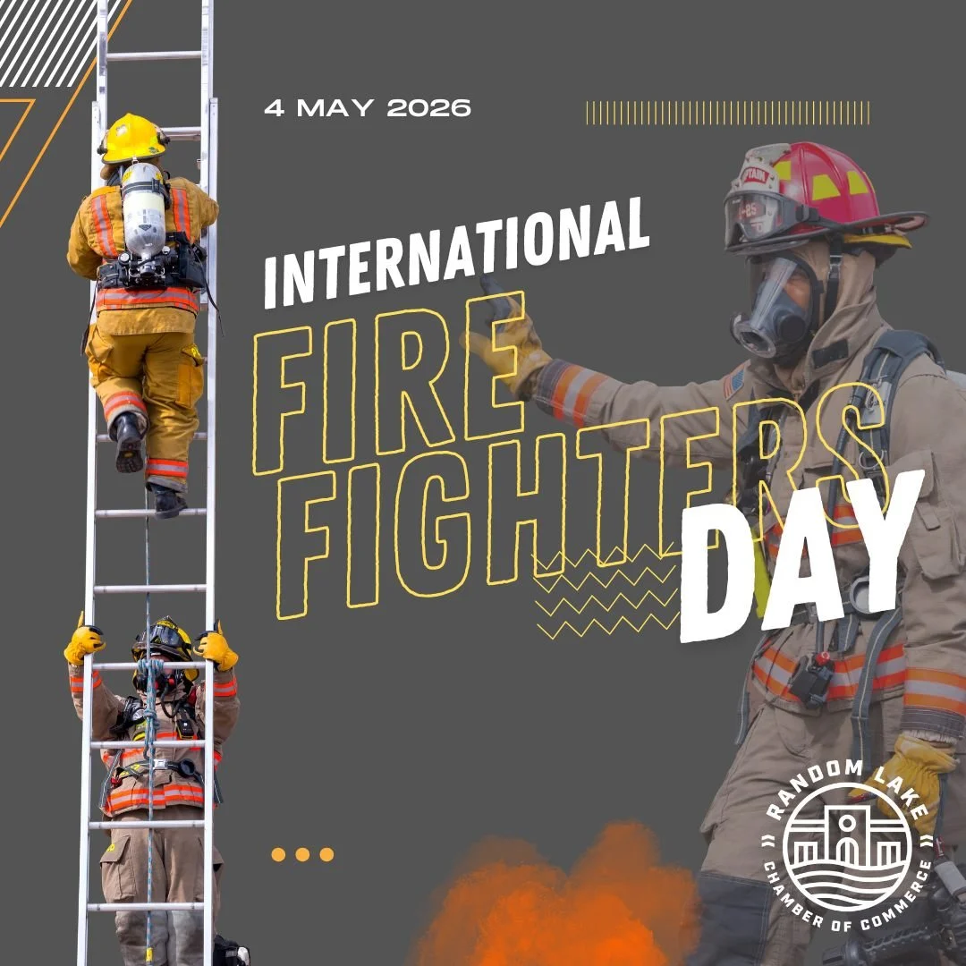 🔥 International Firefighters Day 🔥

Today we thank the brave men and women who keep our communities safe. A special shoutout to our Chamber Member, the @Random Lake Fire Department , along with all surrounding departments and personnel. 🚒❤️

We ap