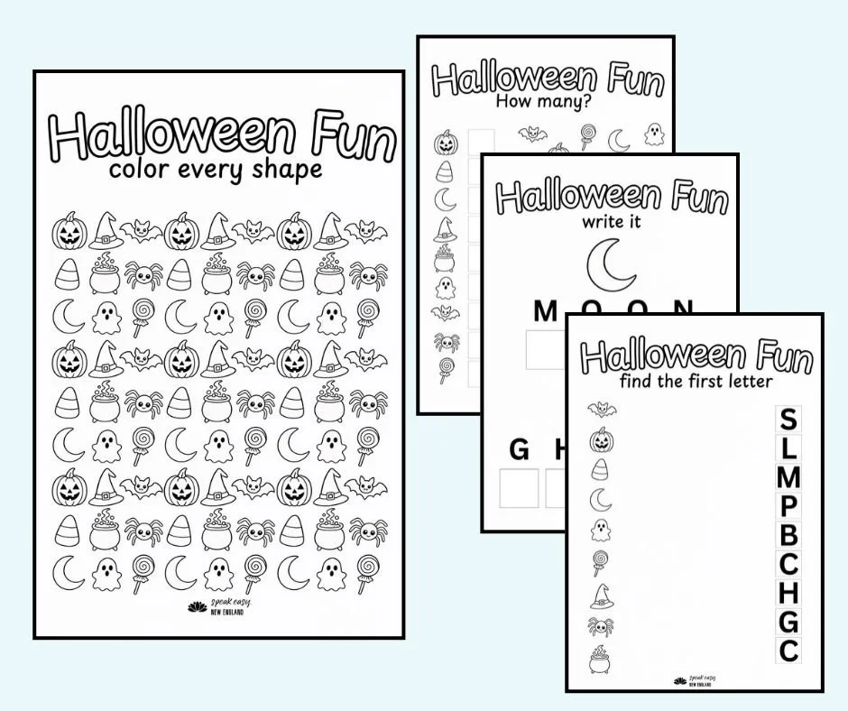 Halloween Fun Activity Packet