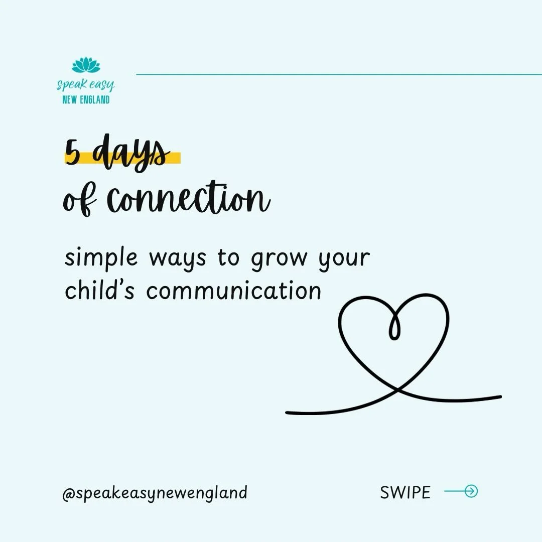 You don&rsquo;t need fancy toys. You need connection ❤️

These five simple moments help your child feel seen, heard, and understood. That&rsquo;s where communication really grows 🌱

Start with one. Keep it simple. Follow their lead.

📌save this for