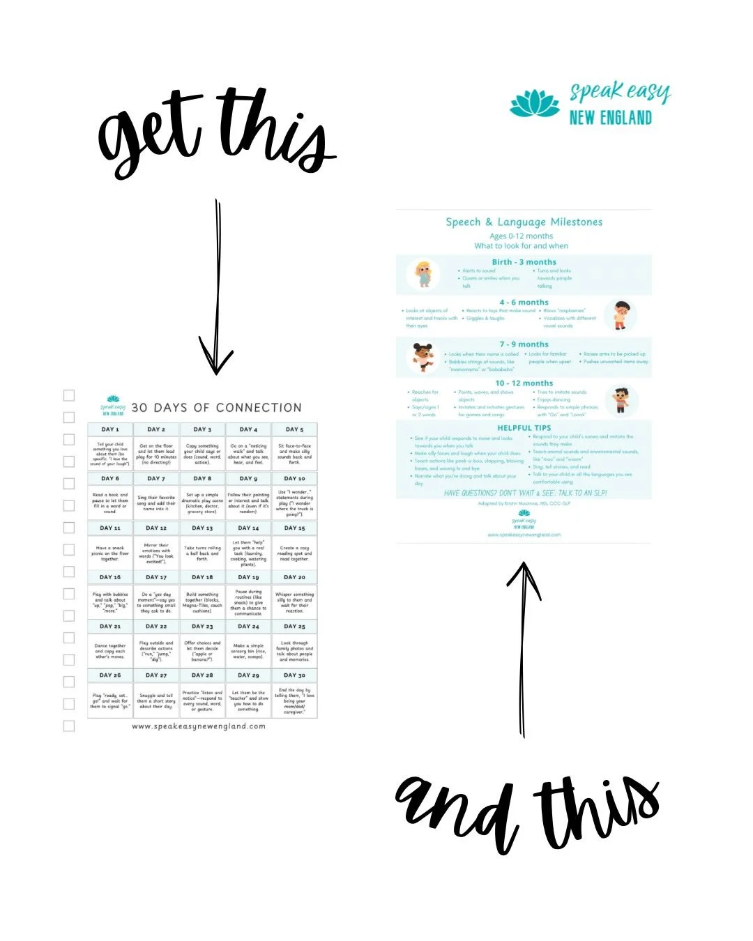 Get my &ldquo;30 Days of Connection&rdquo;, speech &amp; language milestones, and MORE when you sign up and attend Chatterbugs🐞

🧸 June 25, July 2, 9, 16
🪁 1-1:45pm
🪀 Eliot, ME

Sign up at www.speakeasynewengland.com