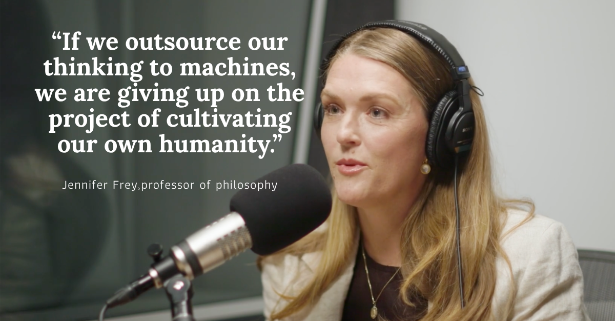 Ross Douthat interviews Jennifer Frey, professor of philosophy