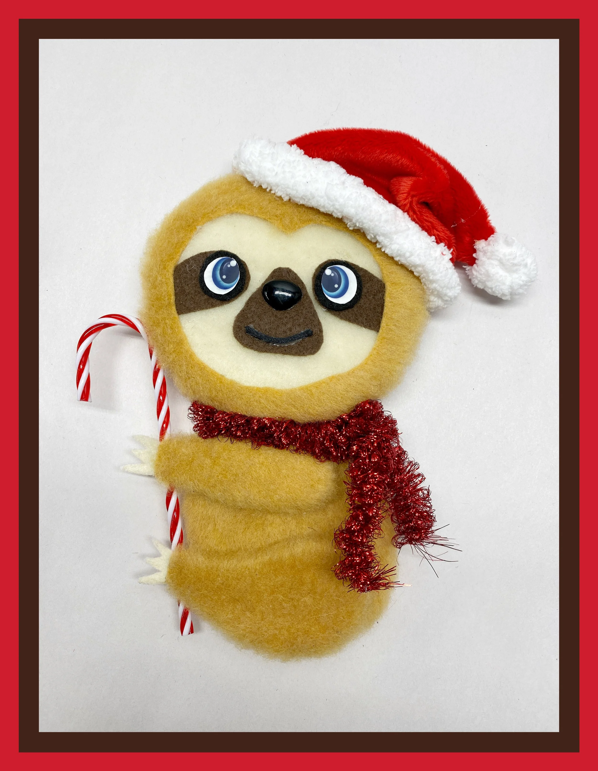 Mini Sloth (Ornament) Fabric and supplies