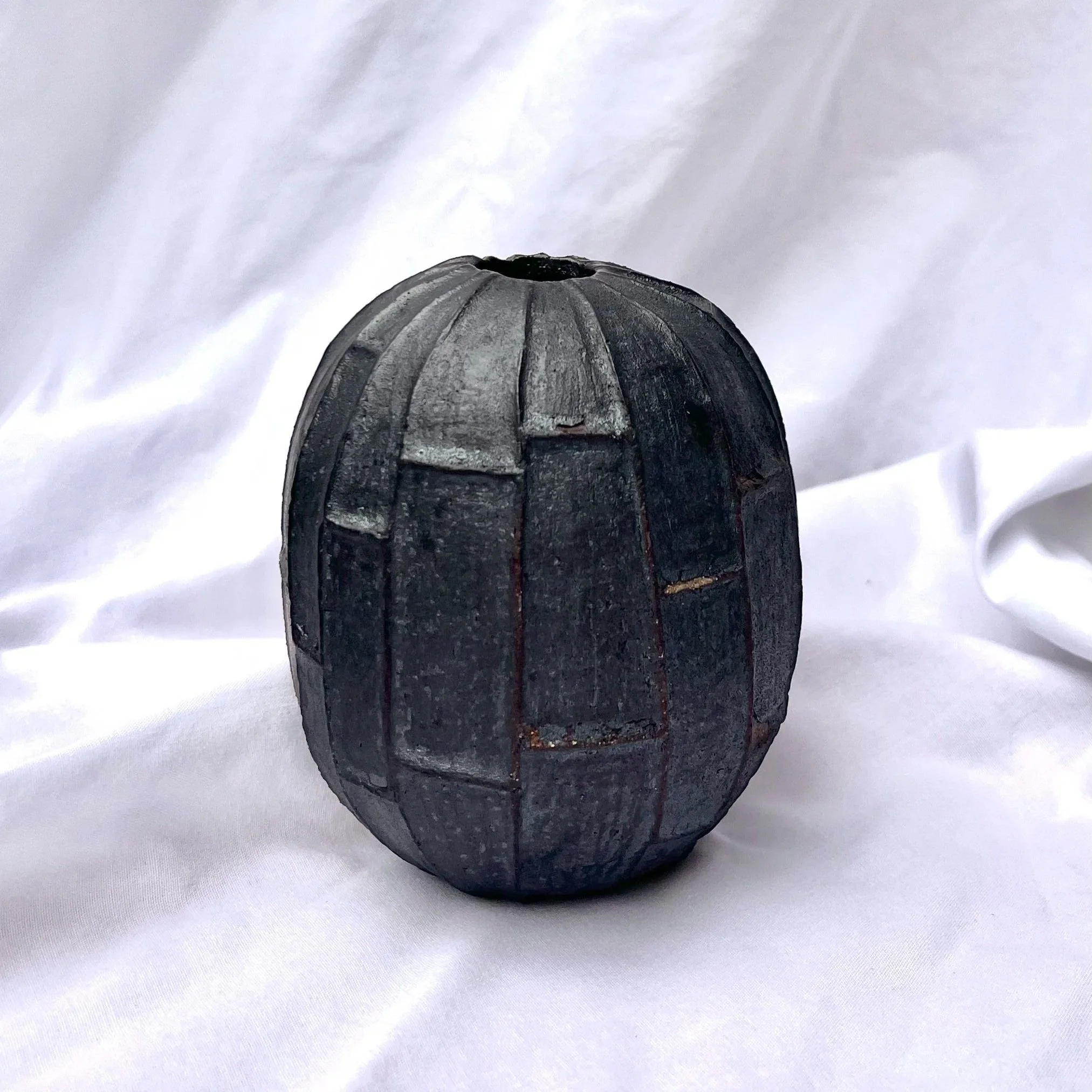 Laterite Slip Woodfired Vase