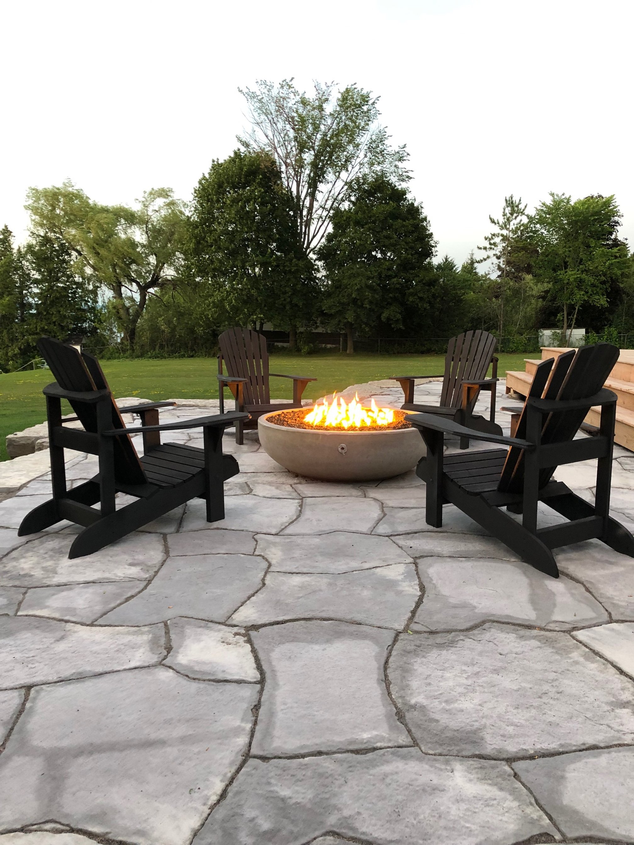 Outdoor Fireplace + BBQ Gas Line Installation Kawartha Lakes — British