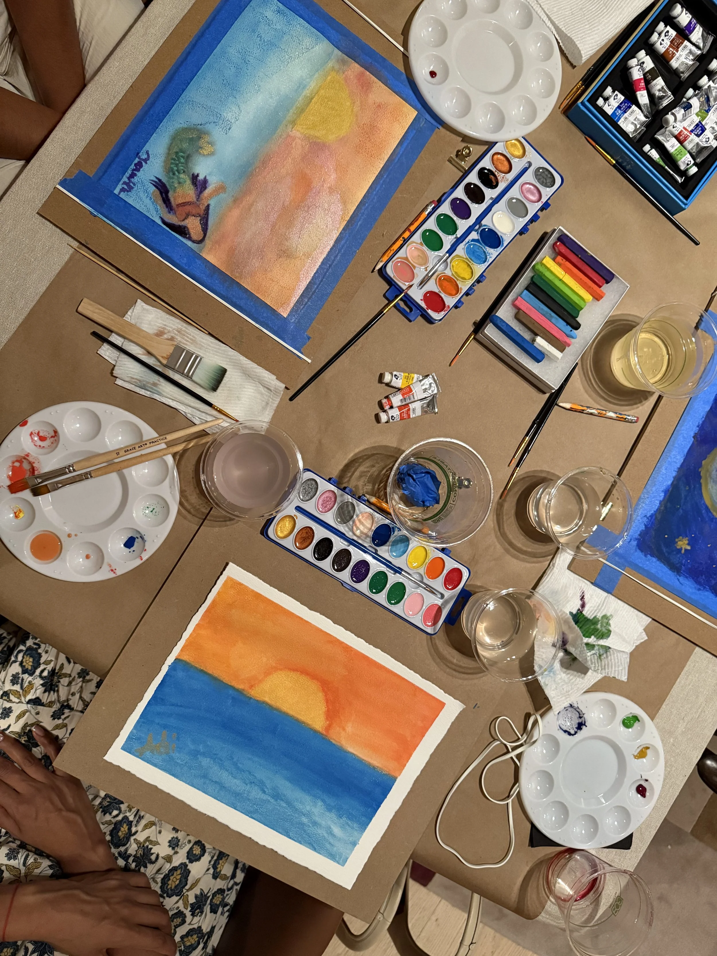 Meditate and Paint Sample