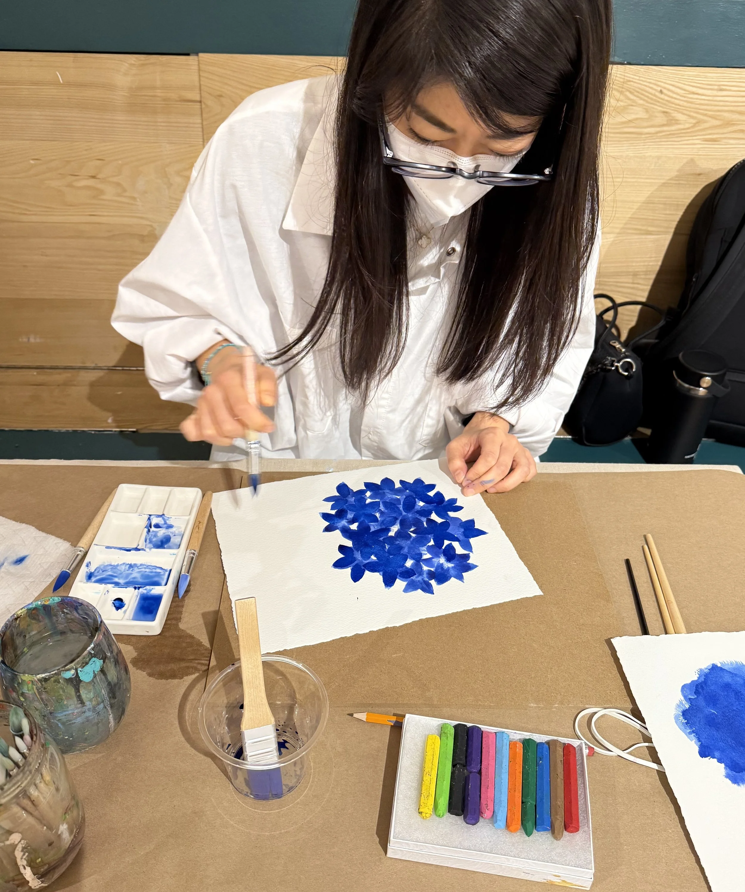 Watercolor Wellness Session at ArtsClub