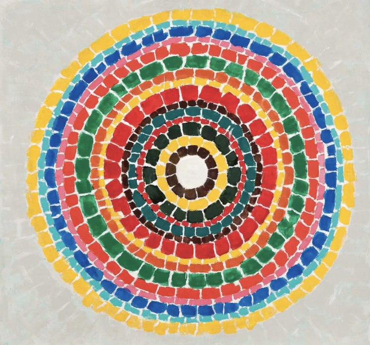 Alma Thomas, Wind Dancing with Spring Flowers, 1969