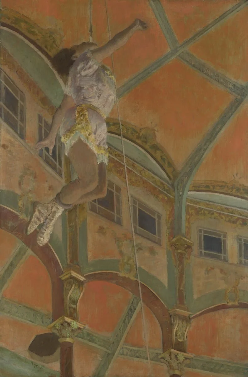 Edgar Degas, Miss La La At The Cirque Fernando, 1879
