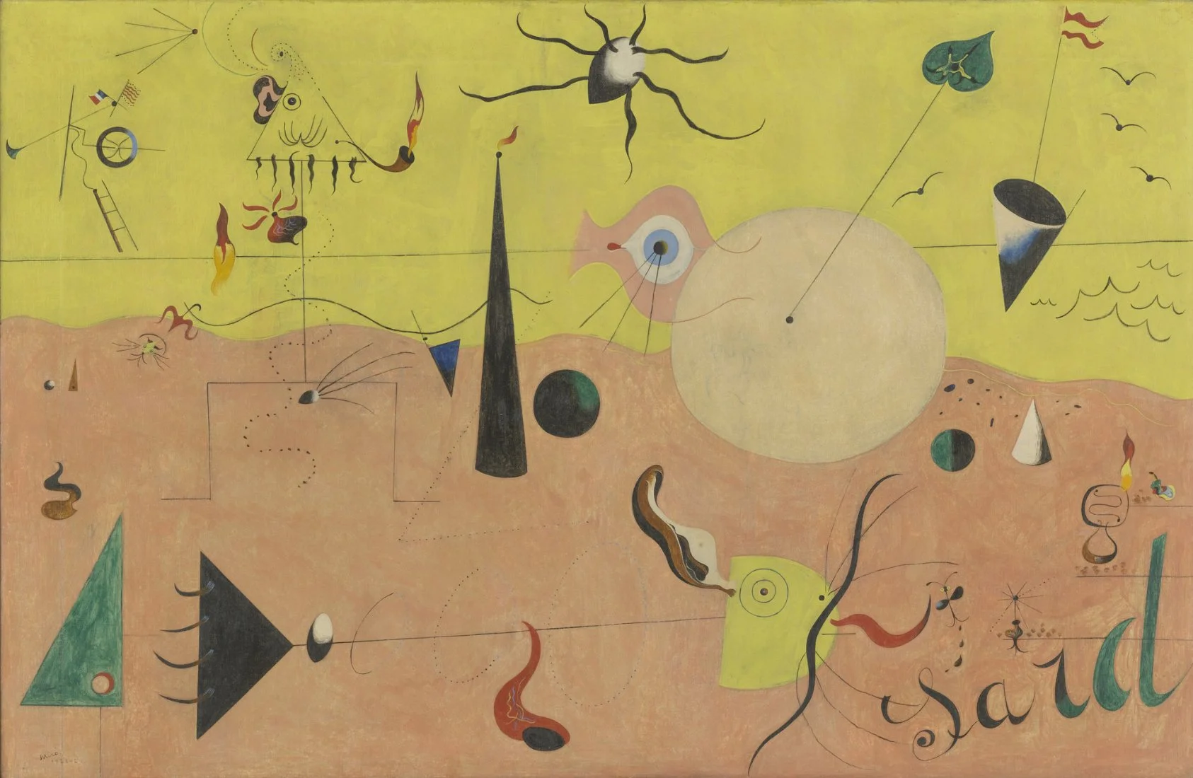 Miró, The Hunter (Catalan Landscape), 1923-24 