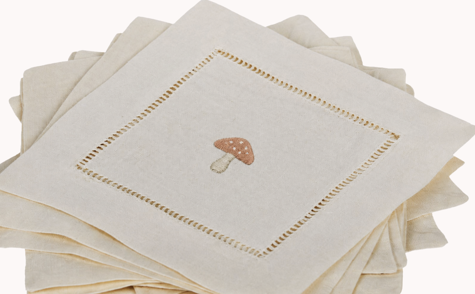 Embroidered Cocktail Napkins