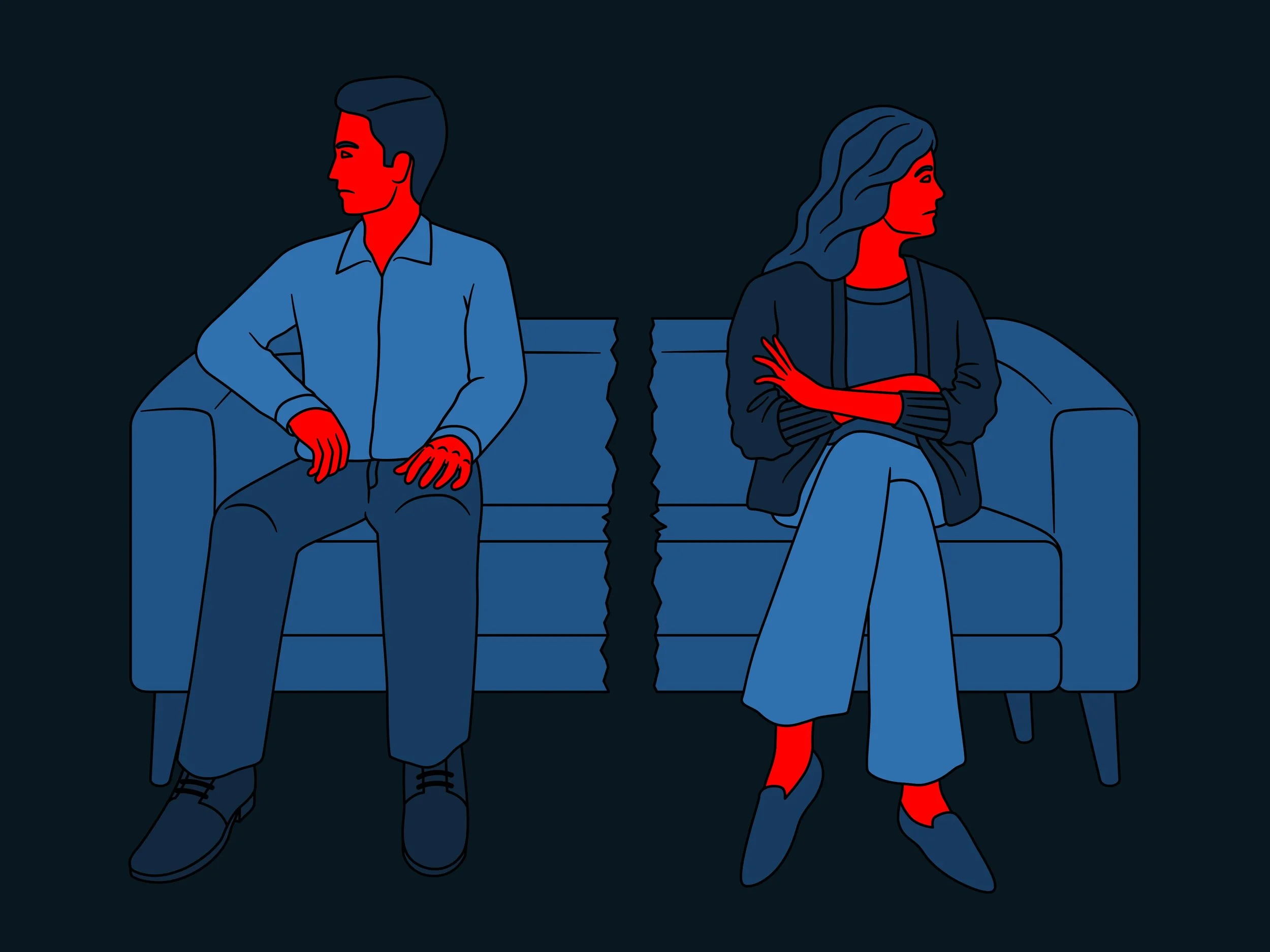 How to Emotionally Detach While Still Living Together During Separation