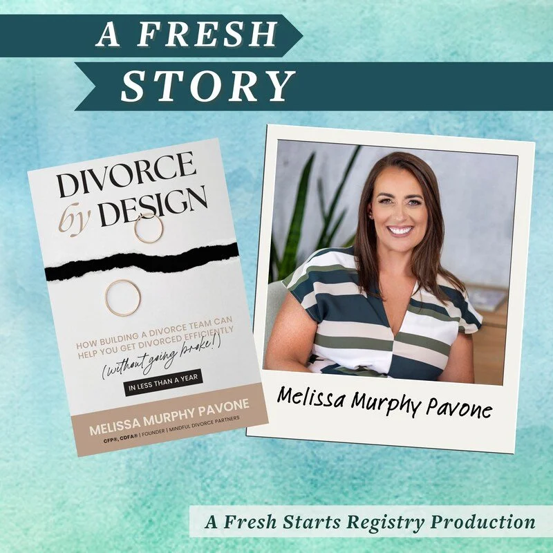 Fresh Reads: Divorce By Design: How building a divorce team can help you get divorced efficiently (without going broke!) by Melissa Murphy Pavone
