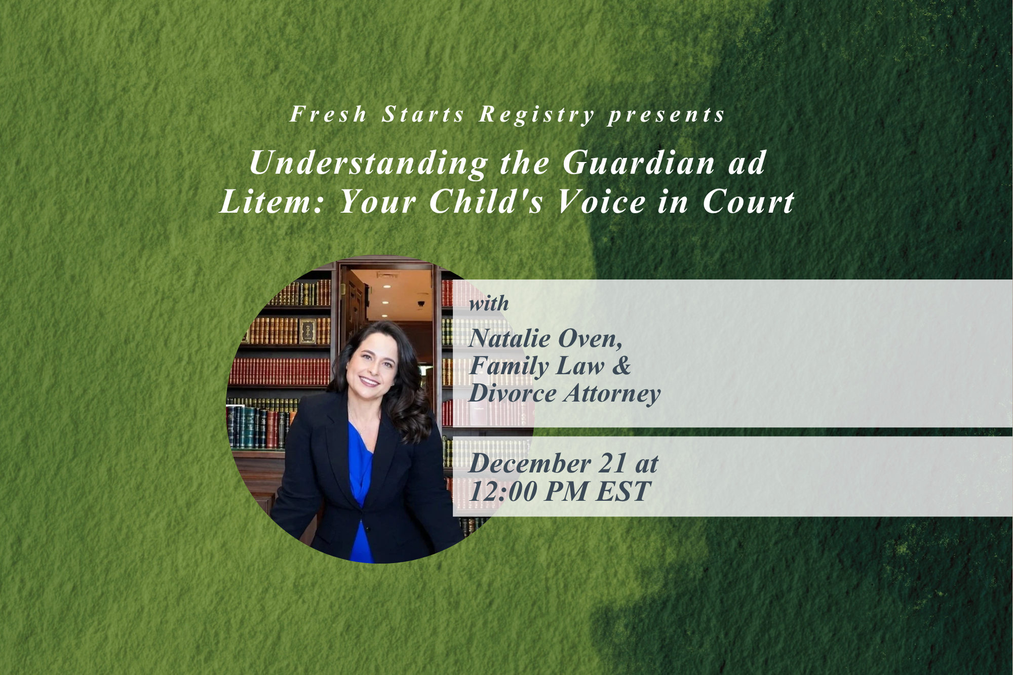 Understanding the Guardian ad Litem: Your Child's Voice in Court