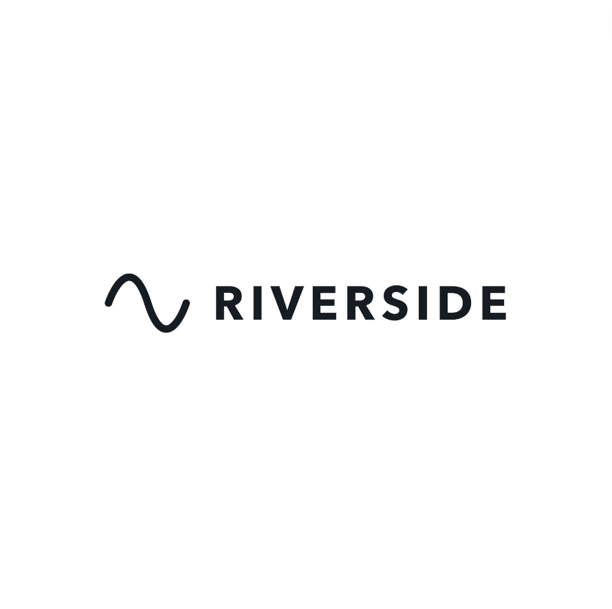 Riverside logo with wave symbol