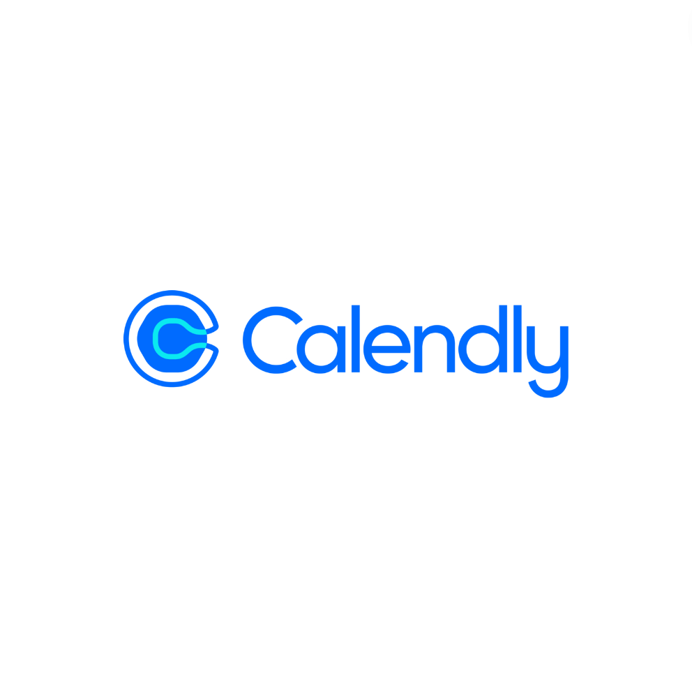 Calendly logo with blue "C" icon and text