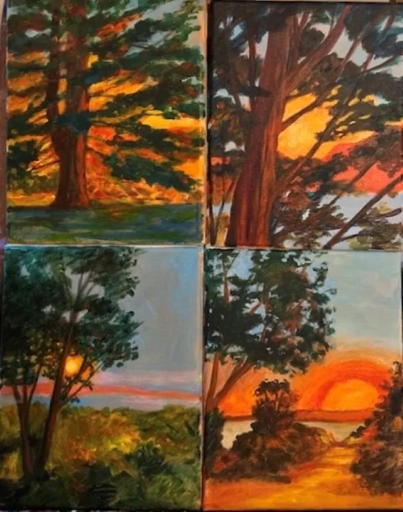 The Golden Hour on the Hudson. Dorothy Johnson