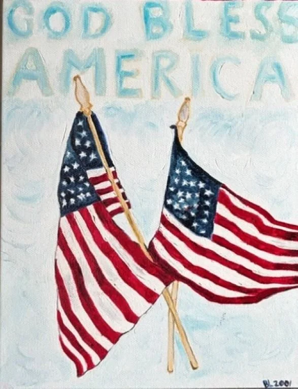 God Bless America 9.11.2001. Barbara Levine